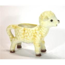 Hand painted Goebels lamb cream jug, marks …