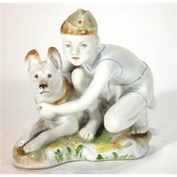 Russian porcelain figure group hand painted…