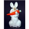 Image 1 : Hand painted USSR rabbit clutching a carrot…