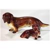 Image 1 : Hand painted Goebels dachshund and a Contin…