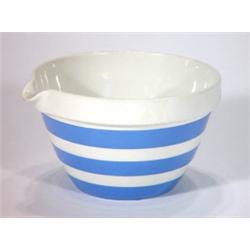 T.G.Green blue banded Cornishware pouring b…