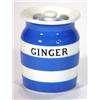 Image 1 : Small T.G.Green blue banded Cornishware gin…