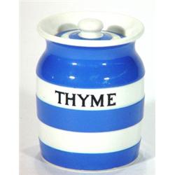 Small T.G.Green blue banded Cornishware thy…