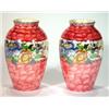 Image 1 : Pair of Maling vases hand coloured and tran…
