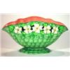 Image 1 : Maling vase with fluted rim hand painted an…
