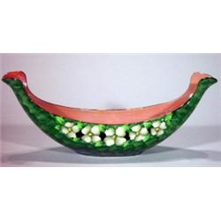Maling boat shaped vase  hand painted and t…
