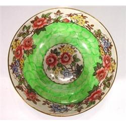 Maling bowl hand coloured and transfer prin…