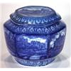 Image 1 : Maling hexagonal tea caddy and cover, trans…