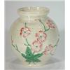 Image 1 : Maling vase, hand painted with sprigs of fl…