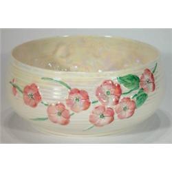 Maling fruit bowl, hand painted with sprigs…