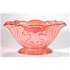 Image 1 : Pink glazed Maling fan shaped vase, marks t…
