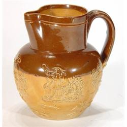 Doulton Lambeth stoneware jug with applied …