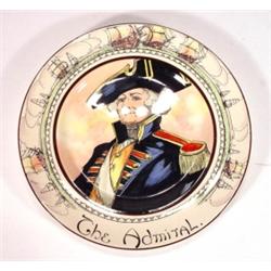 Royal Doulton Seriesware plate, hand colour…