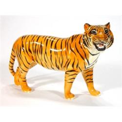 Hand painted Beswick standing tigress marks…