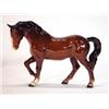 Image 1 : Hand painted brown Beswick horse with raise…