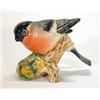 Image 1 : Hand painted Beswick bullfinch on a branch,…