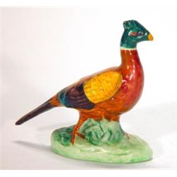 Hand painted Beswick pheasant with paper la…