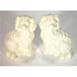 Pair of white glazed Beswick Staffordshire …