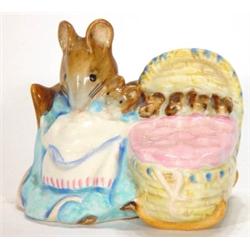 Hand painted Beswick Beatrix Potter 'Hunca …