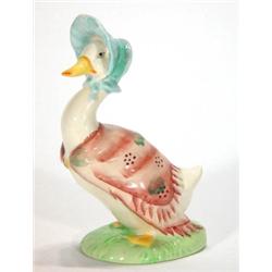 Hand painted Beswick Beatrix Potter 'Jemima…