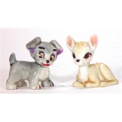 Hand painted Wade 'Scamp' and 'Bambi', mark…