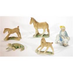 Selection of early Wade whimsies including …