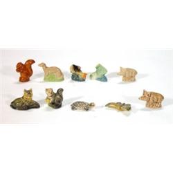 Seletion of ten assorted Wade whimsies incl…