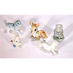 Selection of early Wade Whimsies, Wade Bamb…