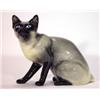 Image 1 : Hand painted Sylvac seated Siamese cat, imp…