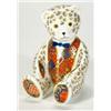 Image 1 : Large Royal Crown Derby seated Teddy bear p…
