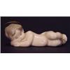 Image 1 : Hand painted Lladro sleeping cherub, marks …