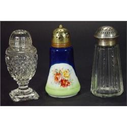 Ceramic sugar sifter printed with roses, cu…