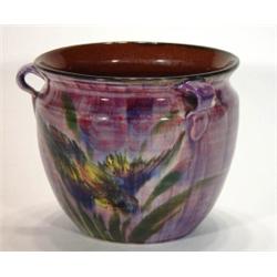 Torquayware three handled jardiniere hand p…