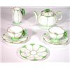 Image 1 : Aynsley green striped part tea set comprise…