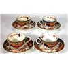 Image 1 : Four Victorian Davenport cups and saucers, …
