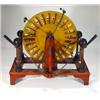 Image 1 : Mahogany and glass Wimshurst electrostatic …