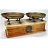 Image 1 : Set of Victorian marble topped walnut balan…