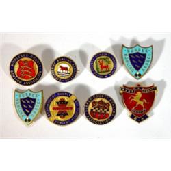 Selection of enamel Bowling Association bad…