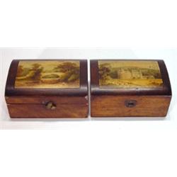 Pair of dome top mahogany James Chadwick Br…