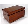 Image 1 : Rectangular mahogany writing slope with fit…