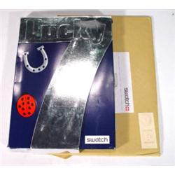 Boxed Swatch 'Lucky Number 7' 98 club watch…