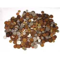 Box of assorted mainly pre-decimal British …