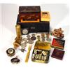 Image 1 : Box of assorted items including Victorian j…