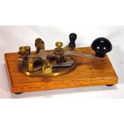 Oak and brass Signal Electric Company milit…