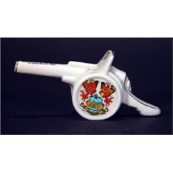 Carlton crested china field artillery gun c…