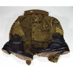 World War II military Home Guard battledres…