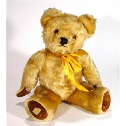 Large straw filled Chad Valley teddy bear w…