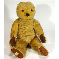 Large straw filled Chad Valley teddy bear w…