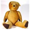 Image 1 : Large straw filled jointed teddy bear, 80cm…