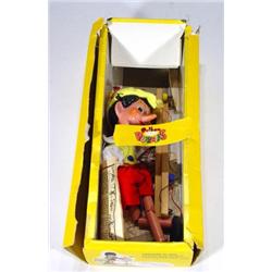 Boxed Pelham Pinocchio string puppet, 32cm …